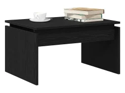 Mesa De Centro| Mesa de centro | Mesa de apoio Carvalho 68x38x50 cm Preto