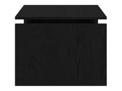 Mesa De Centro| Mesa de centro | Mesa de apoio Carvalho 68x38x50 cm Preto