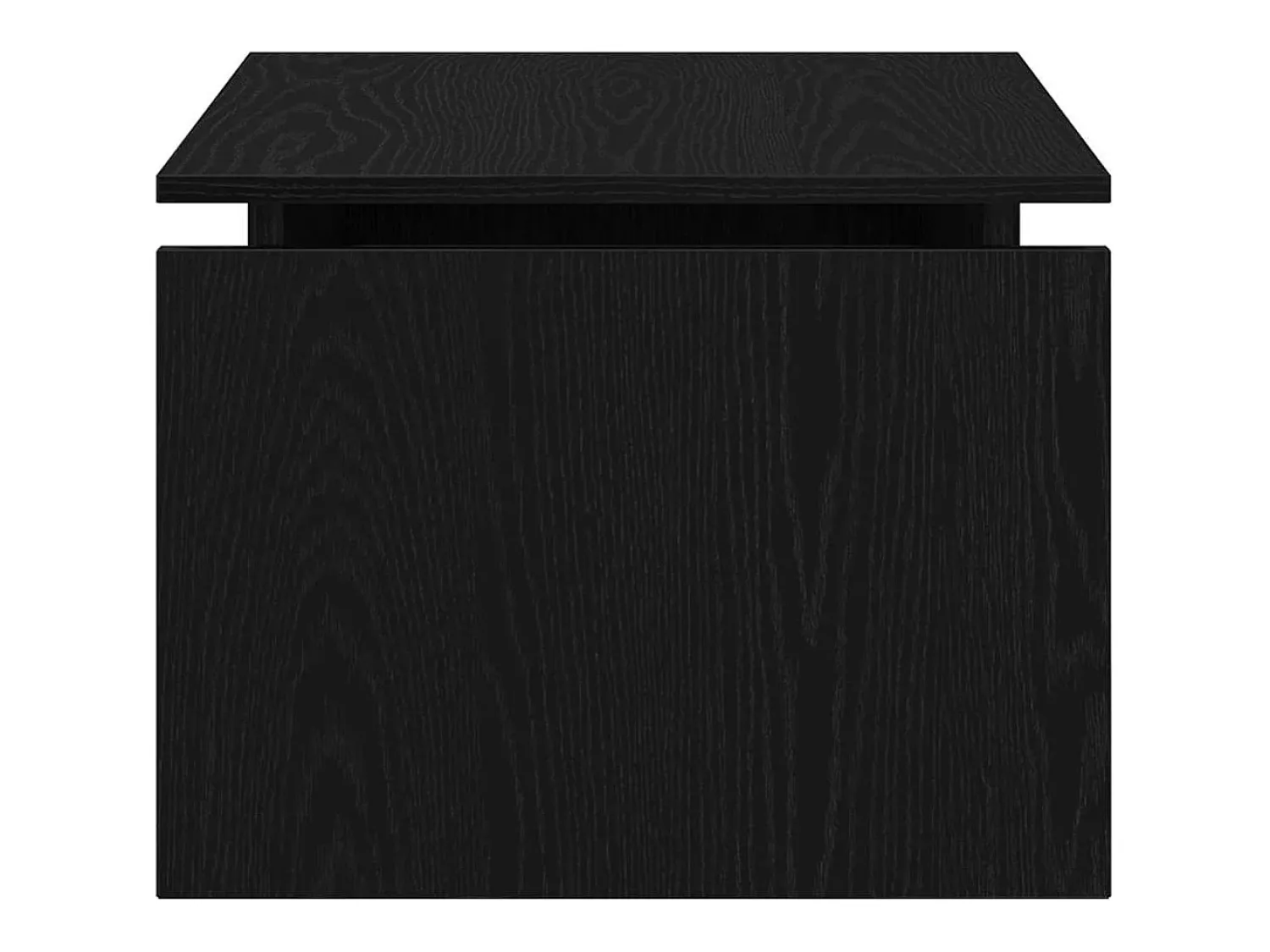 Mesa De Centro| Mesa de centro | Mesa de apoio Carvalho 68x38x50 cm Preto
