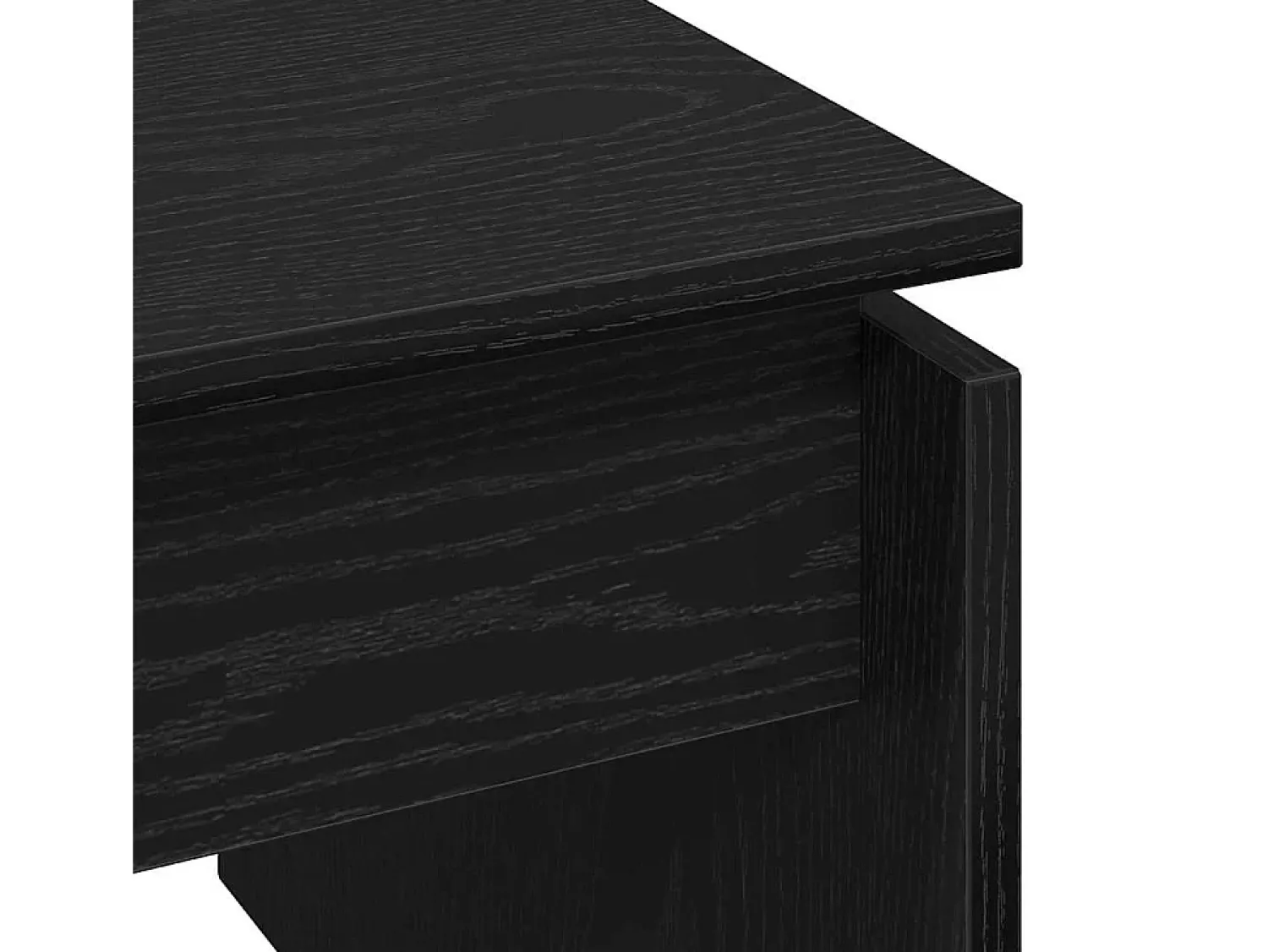 Mesa De Centro| Mesa de centro | Mesa de apoio Carvalho 68x38x50 cm Preto