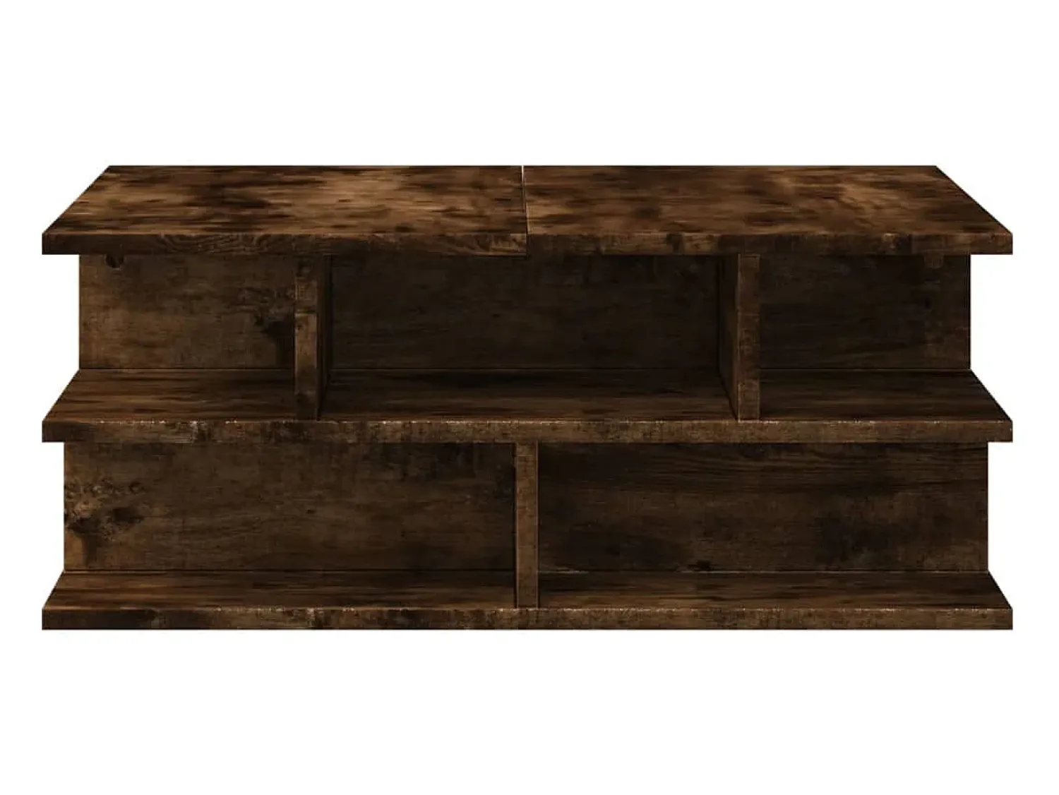 Mesa De Centro| Mesa de centro | Mesa de apoio 70x70x29 cm derivados de madeira carvalho fumado Castanho