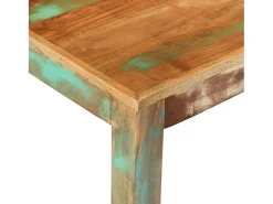 New Mesa de centro | Mesa de apoio | Mesa de café 100x55x45 cm madeira recuperada maciça Multicor
