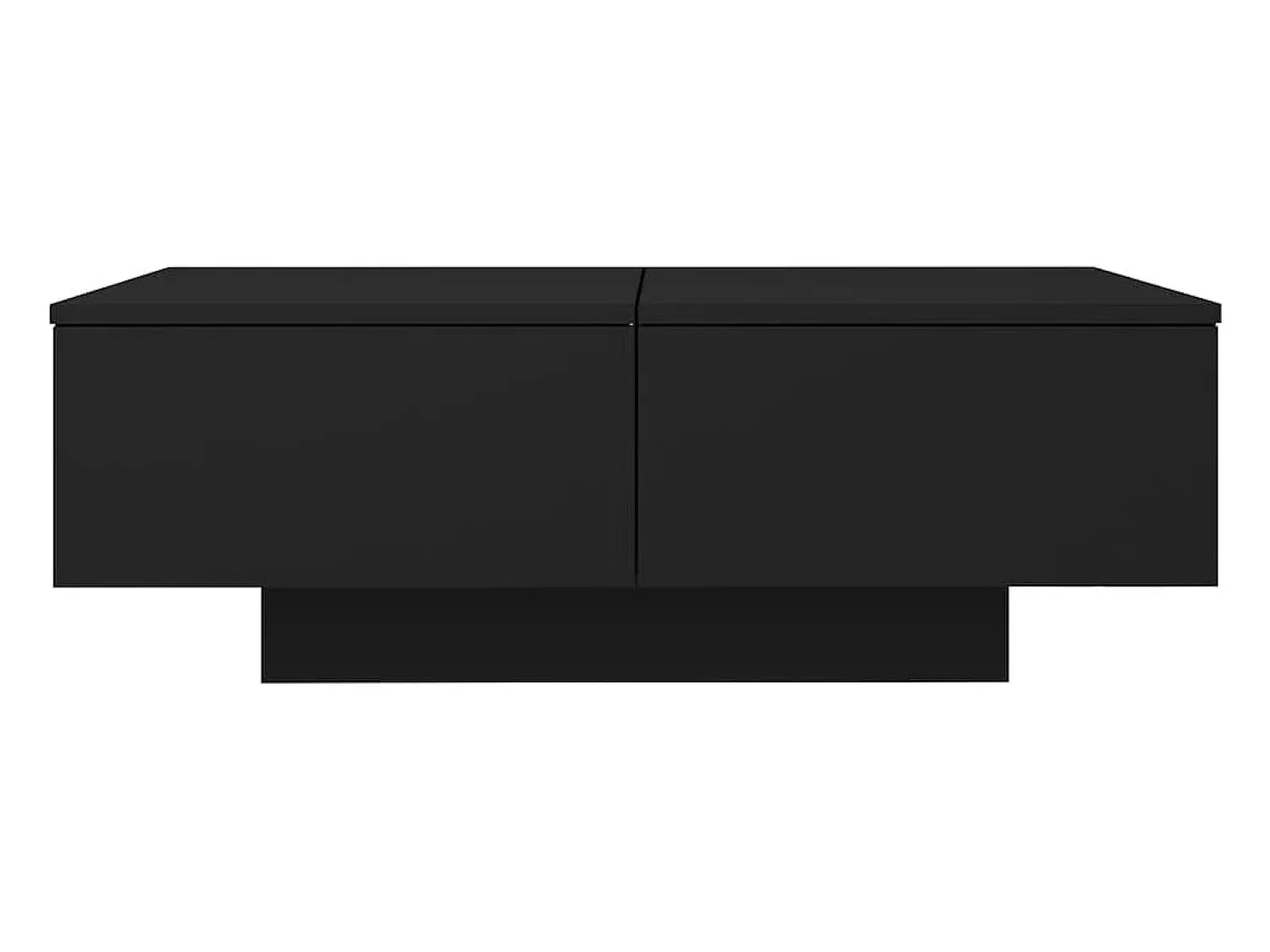 Mesa de centro | Mesa de apoio 90x60x31 cm contraplacado Preto