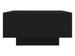 Mesa de centro | Mesa de apoio 90x60x31 cm contraplacado Preto