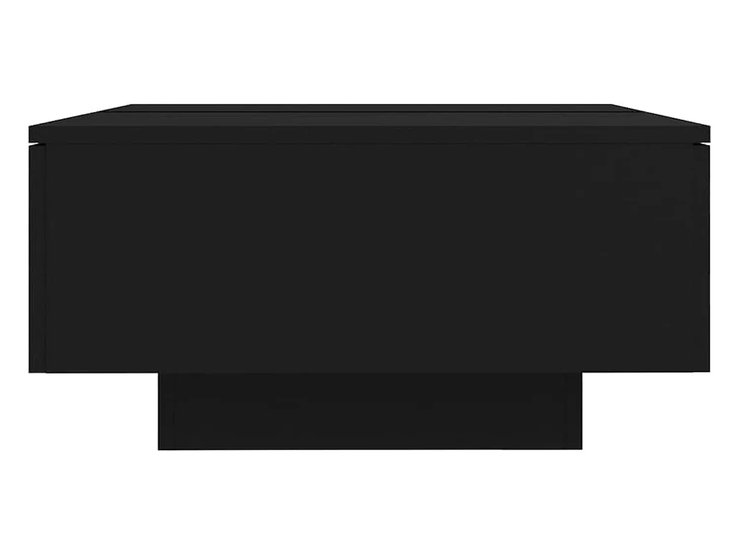 Mesa de centro | Mesa de apoio 90x60x31 cm contraplacado Preto
