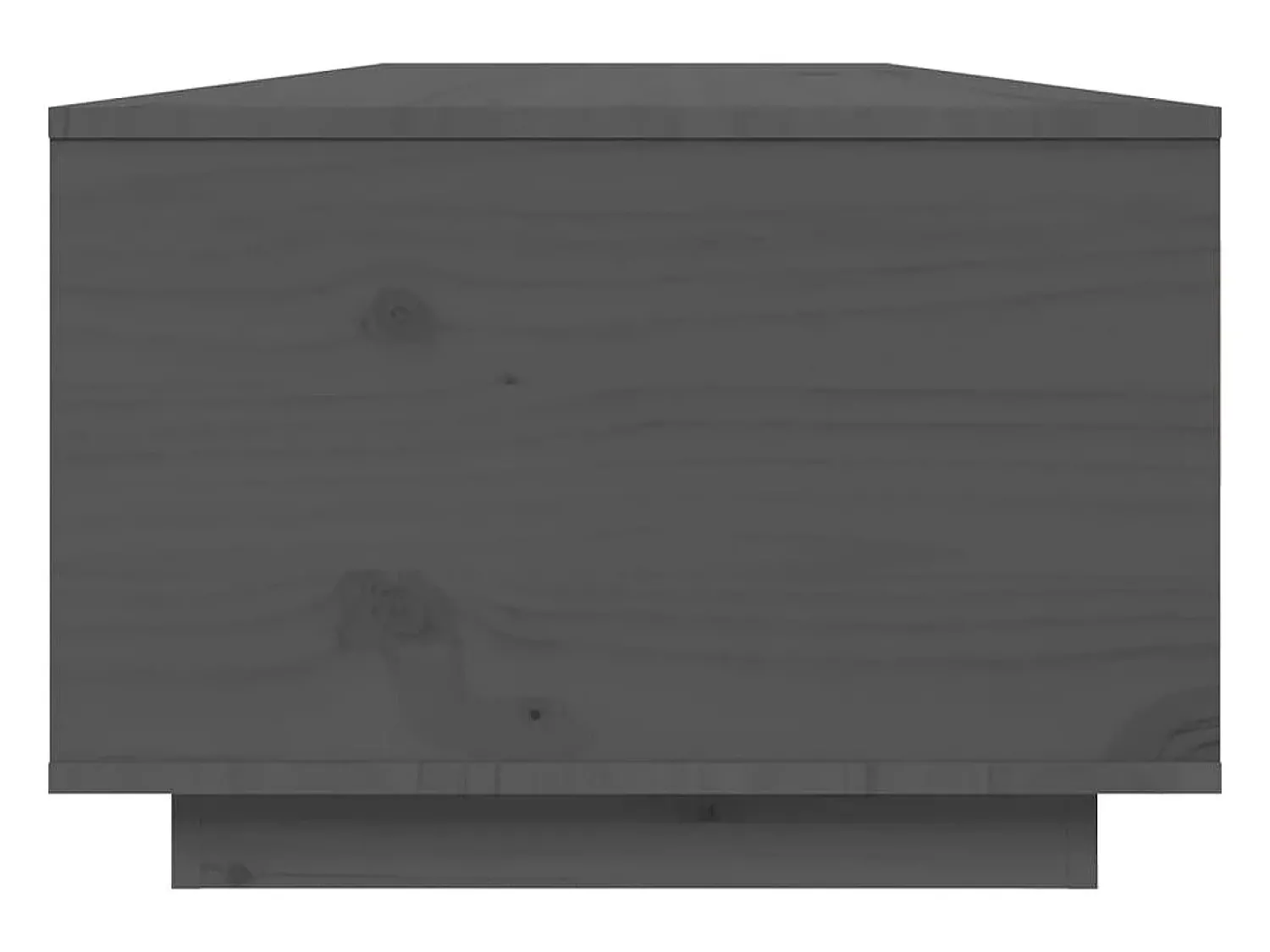 Mesa De Centro* Mesa de centro | Mesa de apoio 80x80x35.5 cm madeira de pinho maciça cinza Cinzento