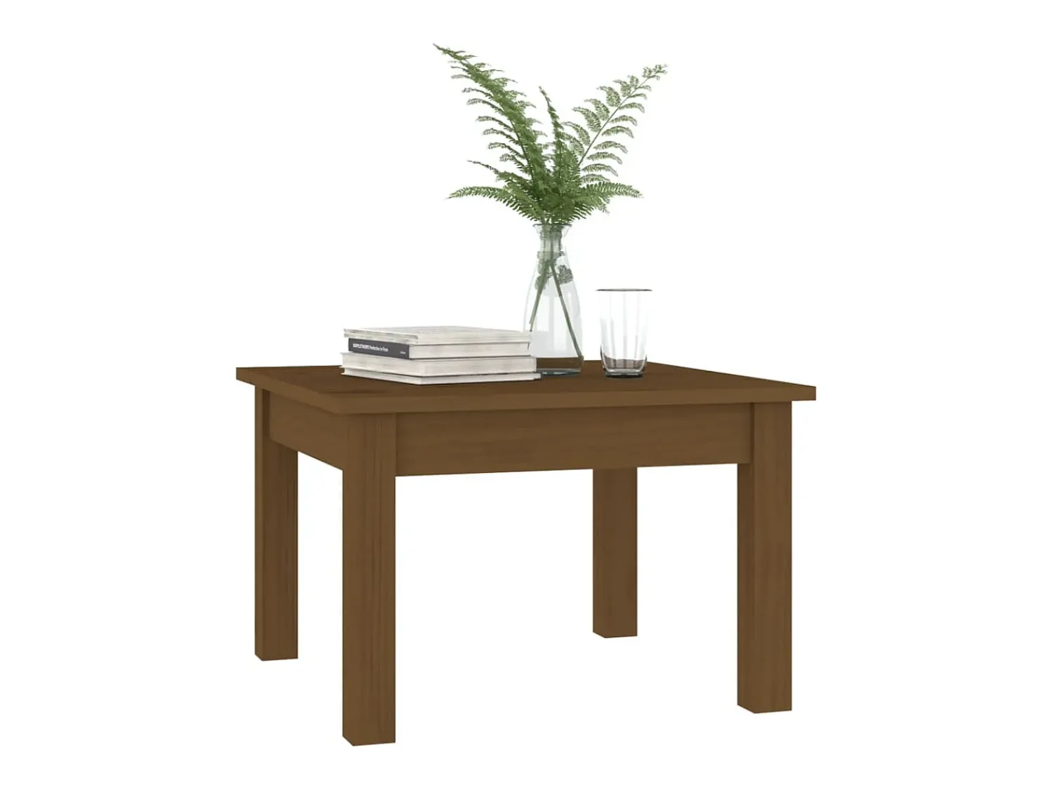 Mesa de centro | Mesa de apoio 45x45x30 cm pinho maciço mel^ Mesa De Centro
