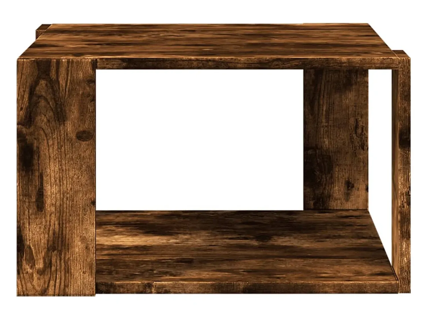 Mesa de centro | Mesa de apoio 51.5x51.5x30cm derivados madeira carvalho fumado^ Mesa De Centro
