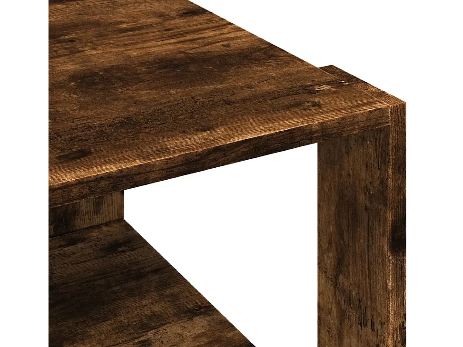 Mesa de centro | Mesa de apoio 51.5x51.5x30cm derivados madeira carvalho fumado^ Mesa De Centro