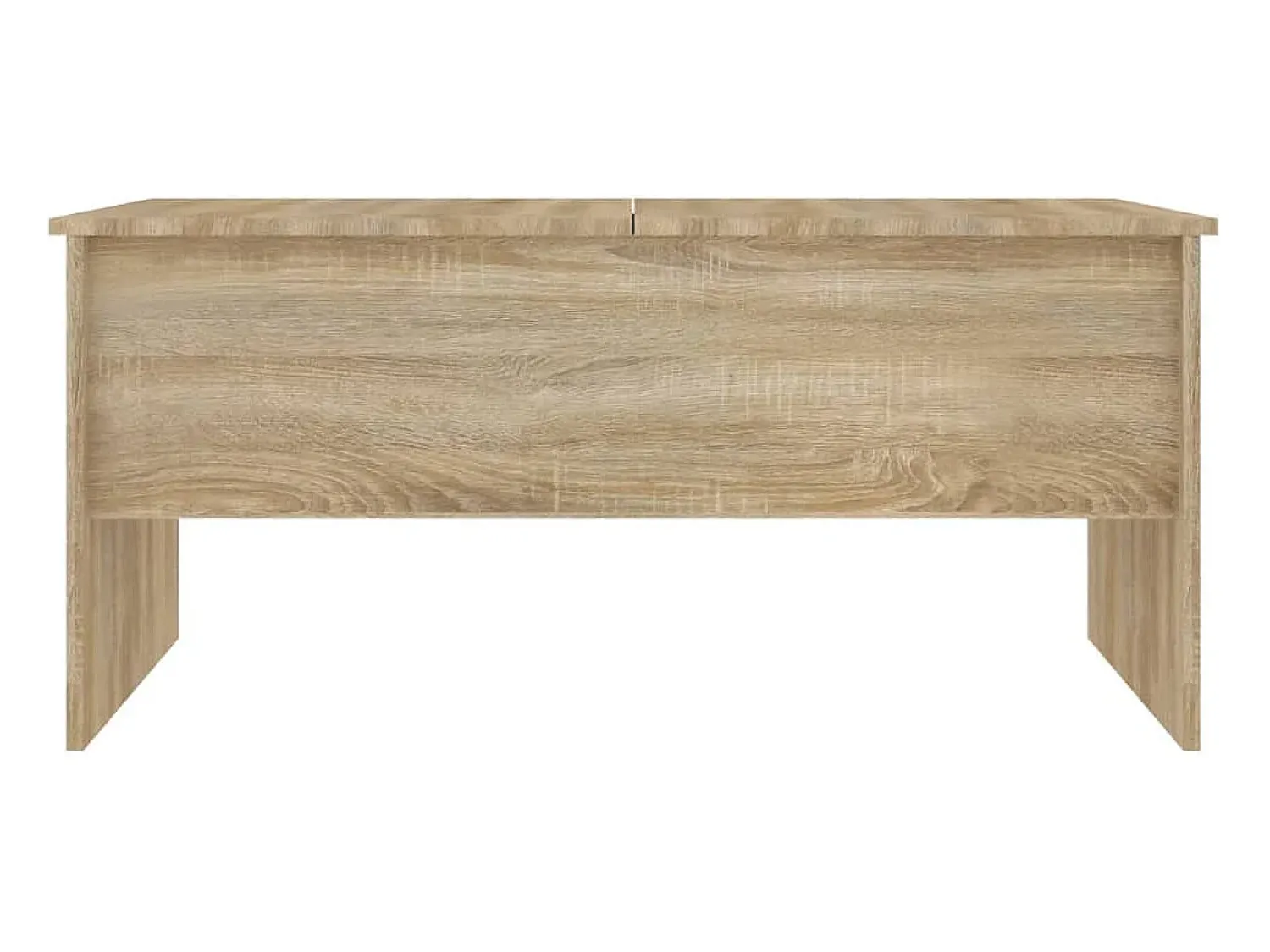 Mesa de centro | Mesa de apoio102x50.5x46.5cm madeira processada carvalho sonoma^ Mesa De Centro