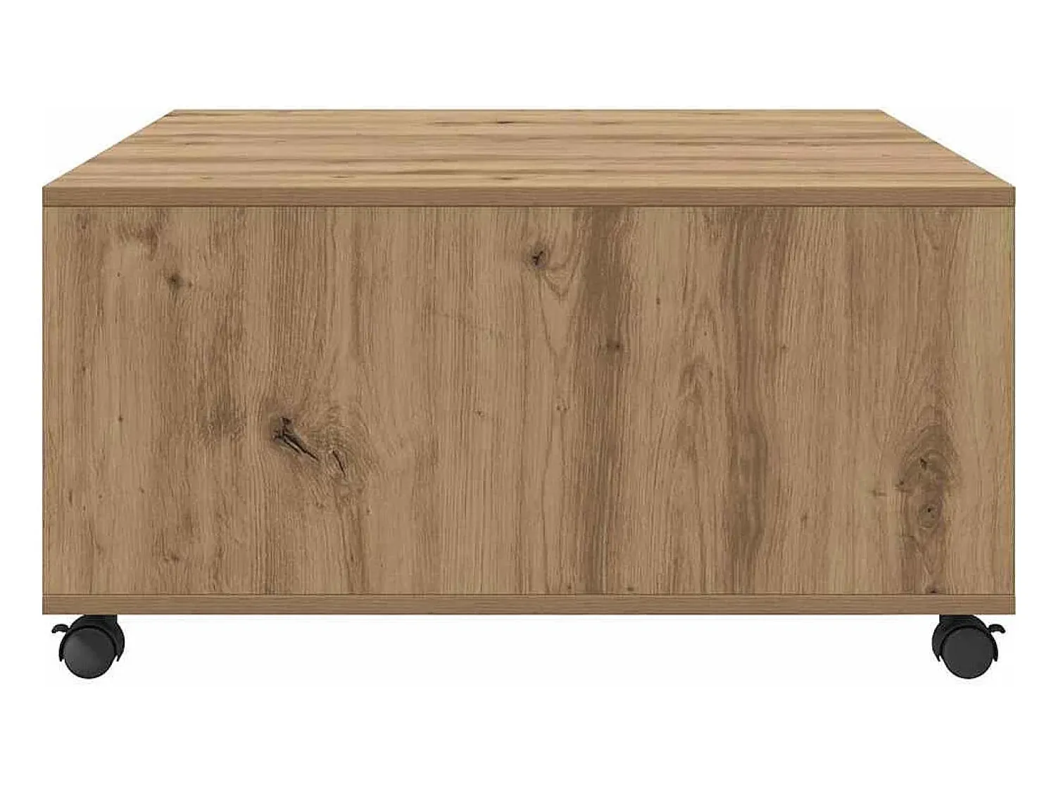 Mesa de centro | Mesa de apoio carvalho artisiano 75x75x38 cm^ Mesa De Centro