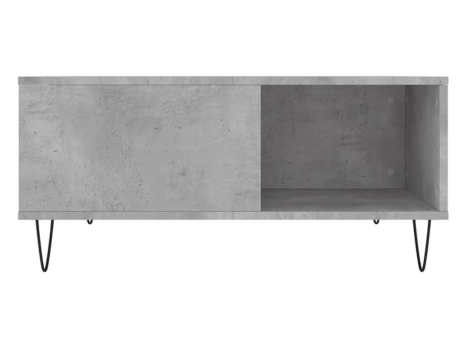 Sale Mesa de centro | Mesa de apoio 80x80x36.5 cm derivados madeira cimento Cinzento