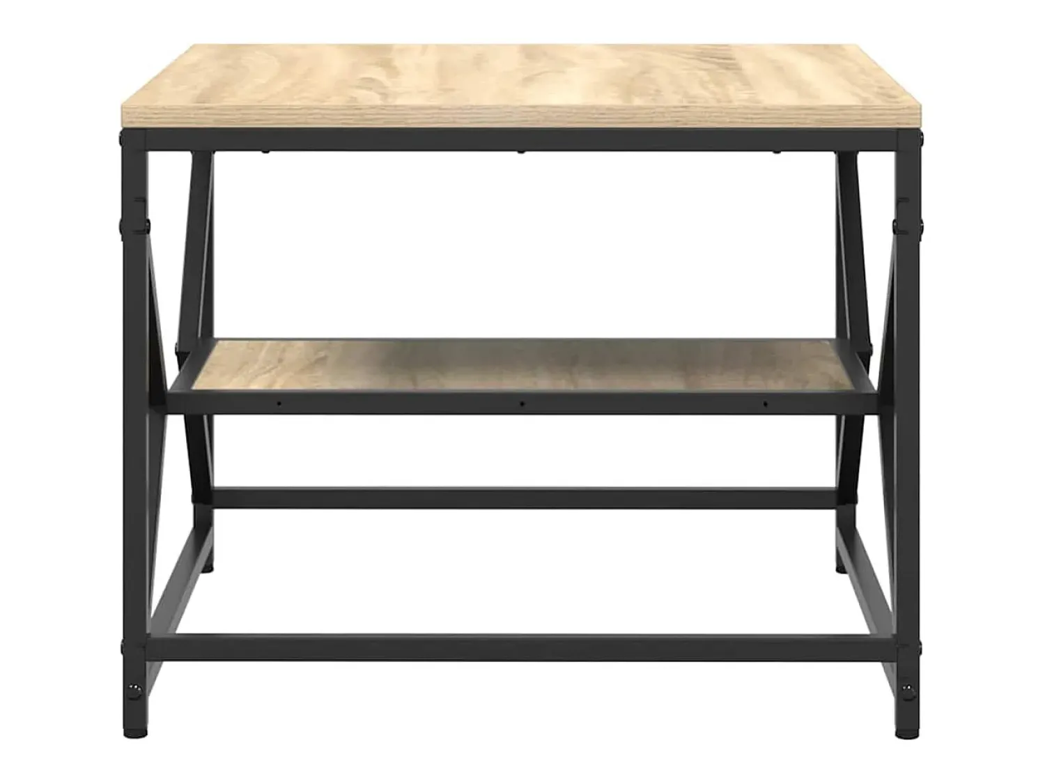 Mesa De Centro| Mesa de centro | Mesa de apoio | Mesa de café Carvalho sonoma 51x50x40 cm Castanho