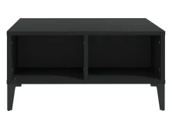 Mesa De Centro* Mesa de centro | Mesa de apoio 60x60x30 cm contraplacado Preto