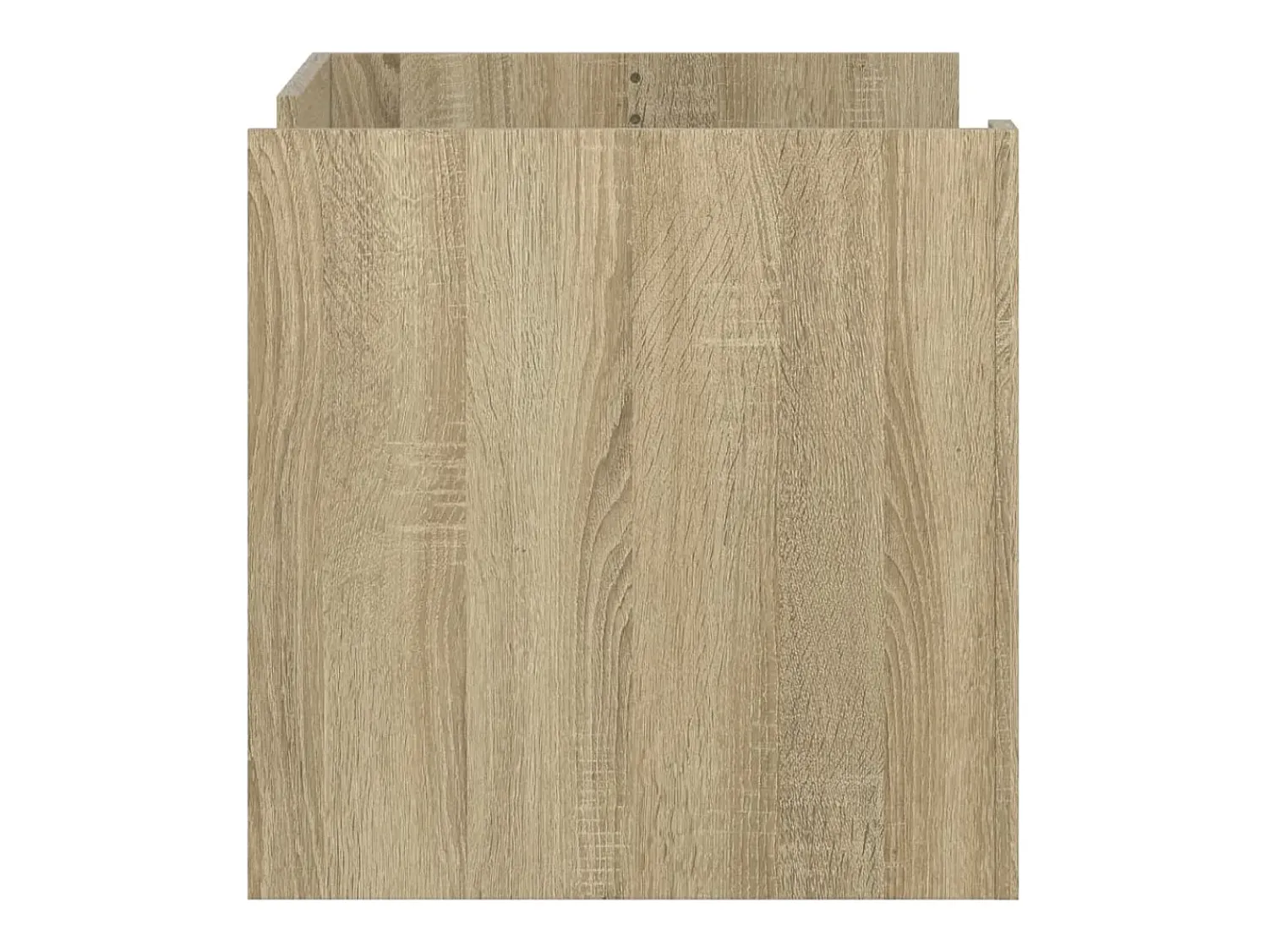 Mesa De Centro* Mesa de centro | Mesa de apoio 80x50x50 cm derivados de madeira carvalho sonoma Castanho