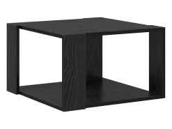 Mesa De Centro| Mesa de centro | Mesa de apoio Carvalho 51.5x51.5x30 cm Preto