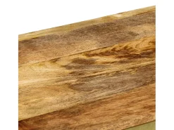 Mesa De Centro* Mesa de centro | Mesa de apoio madeira de mangueira maciça 90x50x40 cm Castanho