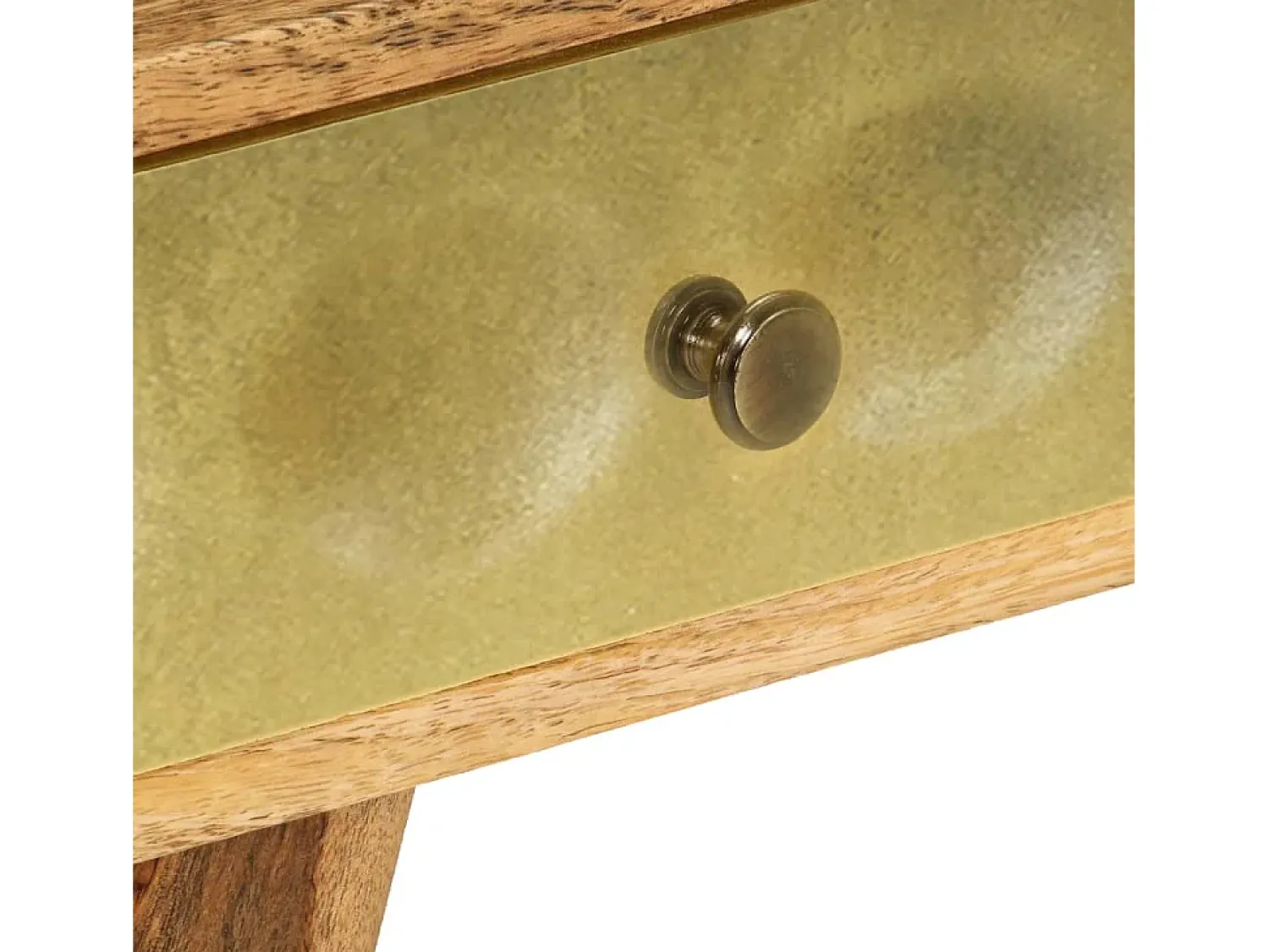 Mesa De Centro* Mesa de centro | Mesa de apoio madeira de mangueira maciça 90x50x40 cm Castanho