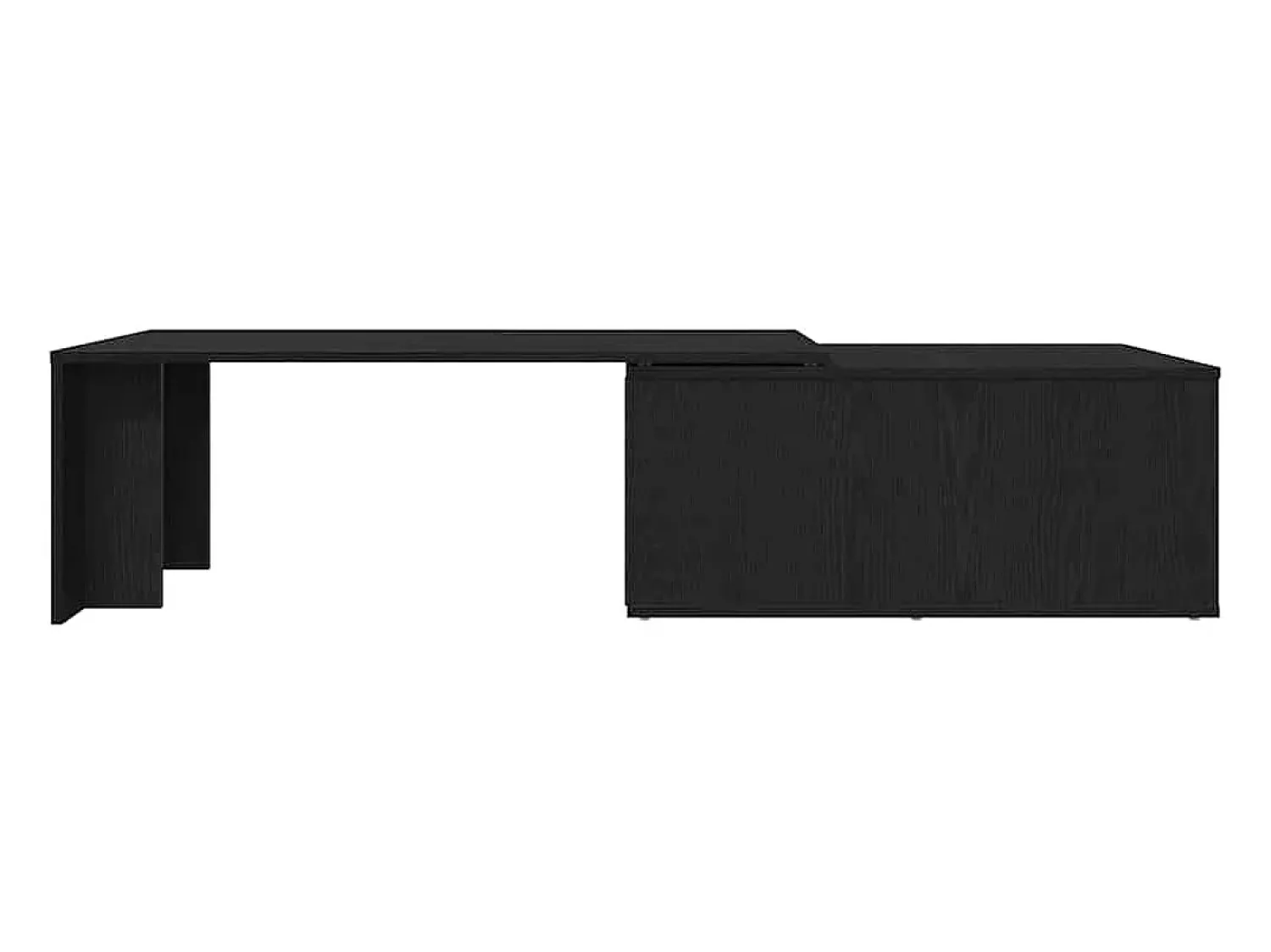 Mesa De Centro| Mesa de centro | Mesa de apoio Carvalho 150x50x35 cm Preto