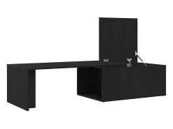 Mesa De Centro| Mesa de centro | Mesa de apoio Carvalho 150x50x35 cm Preto