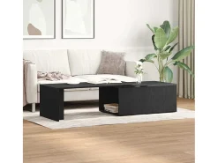Mesa De Centro| Mesa de centro | Mesa de apoio Carvalho 150x50x35 cm Preto
