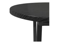 Mesa De Centro| Mesa de centro | Mesa de apoio Carvalho 80x40x40.5 cm Preto