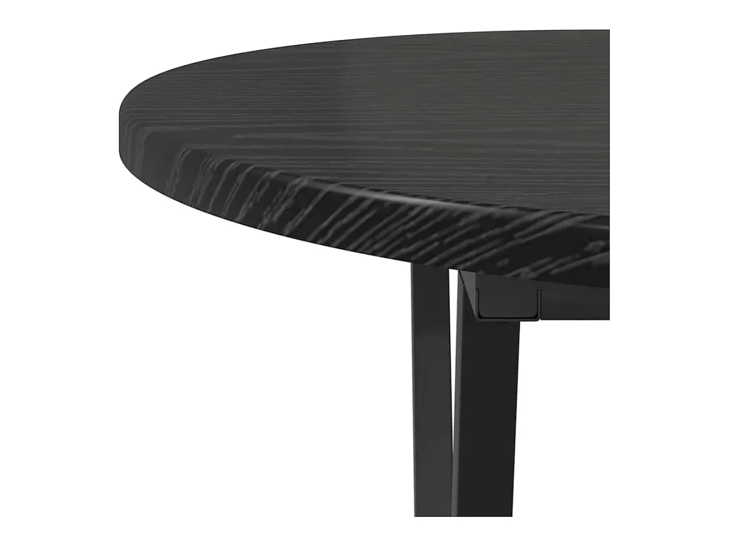 Mesa De Centro| Mesa de centro | Mesa de apoio Carvalho 80x40x40.5 cm Preto