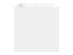 Outlet Mesa de centro | Mesa de apoio 100x50x50 cm derivados de madeira Branco