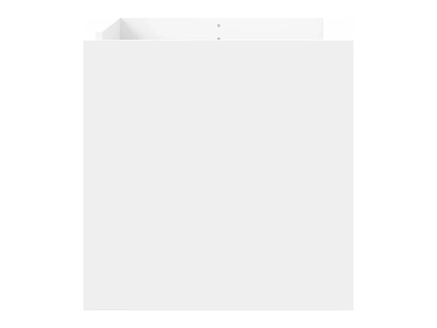 Outlet Mesa de centro | Mesa de apoio 100x50x50 cm derivados de madeira Branco