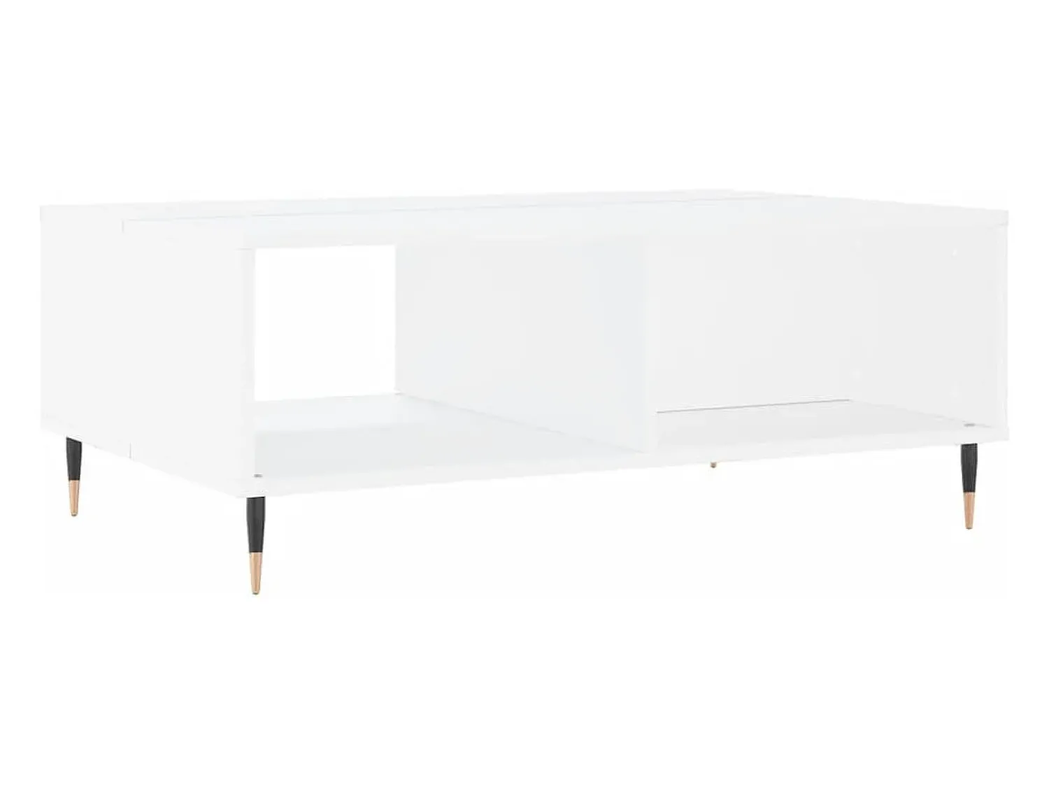 Mesa De Centro* Mesa de centro | Mesa de apoio 90x60x35 cm derivados de madeira Branco