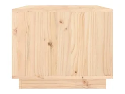 Mesa De Centro| Mesa de centro | Mesa de apoio | Mesa de café 80x50x40 cm madeira de pinho maciça Castanho