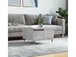 Online Mesa de centro | Mesa de apoio 55x55x36.5 cm derivados de madeira cinza sonoma Cinzento