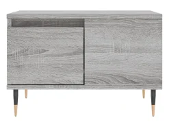 Online Mesa de centro | Mesa de apoio 55x55x36.5 cm derivados de madeira cinza sonoma Cinzento