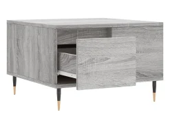 Online Mesa de centro | Mesa de apoio 55x55x36.5 cm derivados de madeira cinza sonoma Cinzento