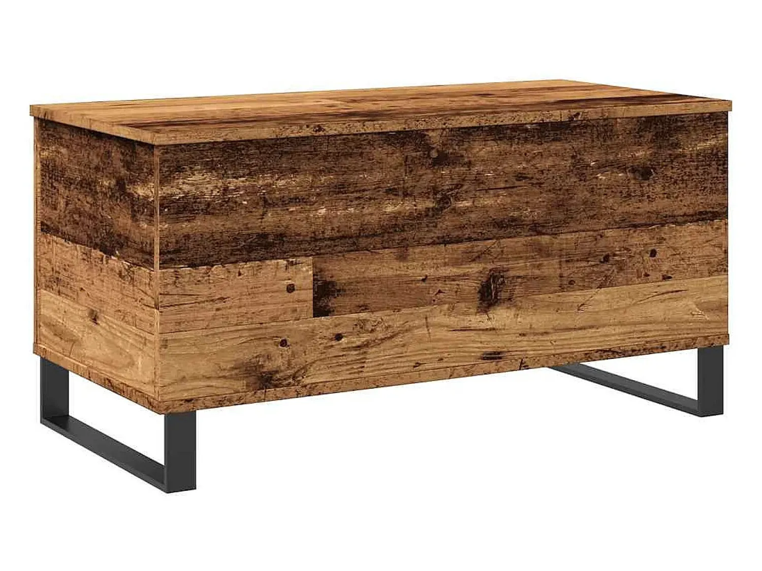 Mesa De Centro| Mesa de centro | Mesa de apoio 90x44.5x45 cm derivados de madeira madeira velha Castanho
