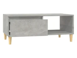 Mesa de centro | Mesa de apoio 90x50x36.5 cm derivados madeira cimento^ Mesa De Centro