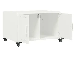 Best Mesa de centro | Mesa de apoio 68x50x43.5 cm aço Branco