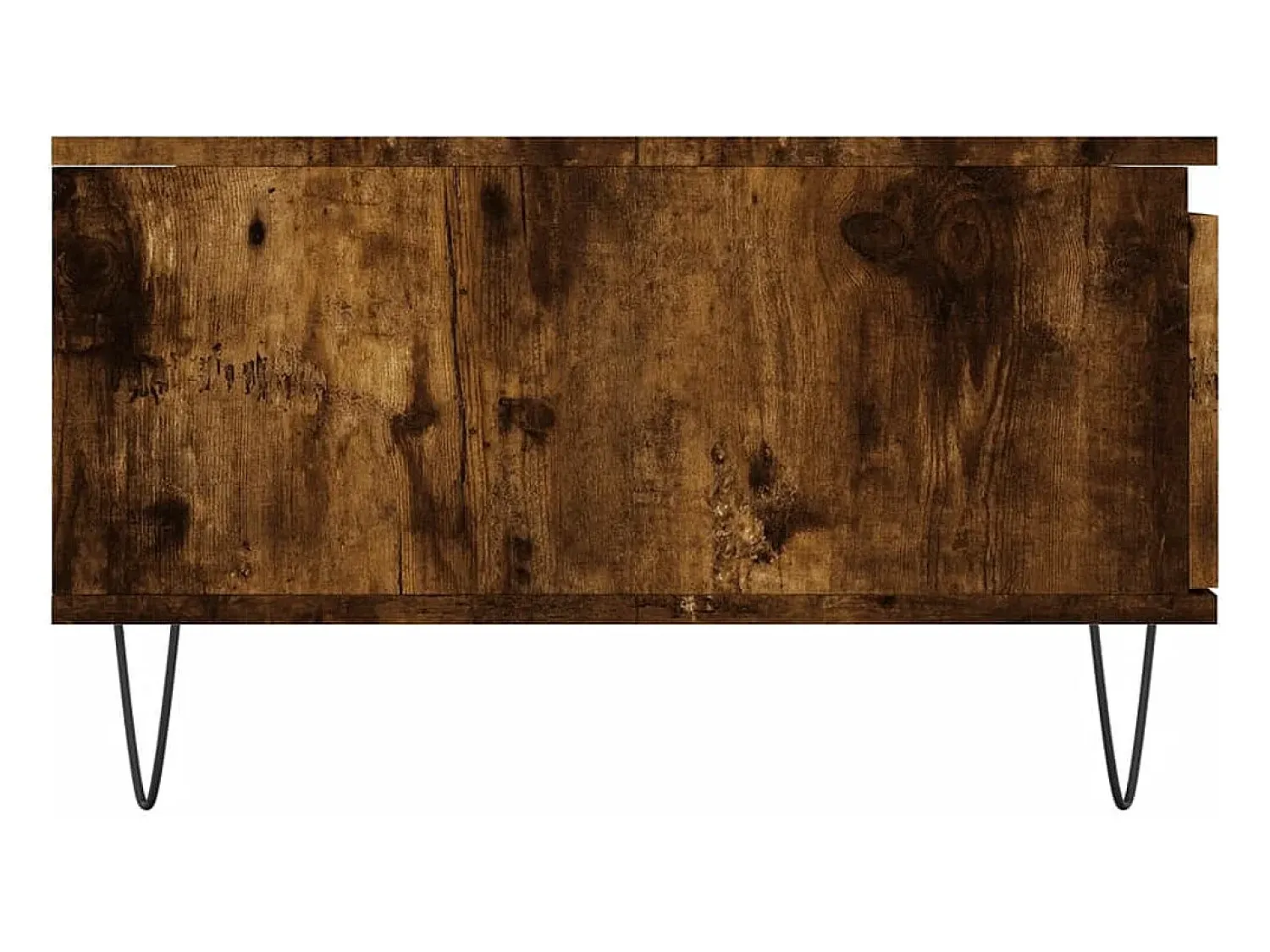 Outlet Mesa de centro | Mesa de apoio 90x60x35 cm derivados de madeira carvalho fumado Castanho