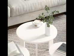 Sale Mesa de centro 3 pcs 47.5x47.5x27 cm Branco