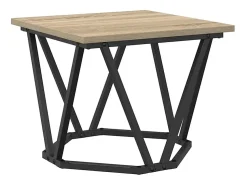 Mesa De Centro| Mesa de centro 3 pcs Carvalho sonoma 50x50x40 cm Castanho