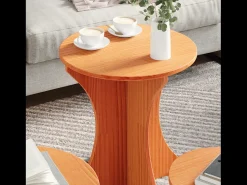 Mesa De Centro| Mesa de centro 3 pcs -mel 46x46x47 cm Castanho