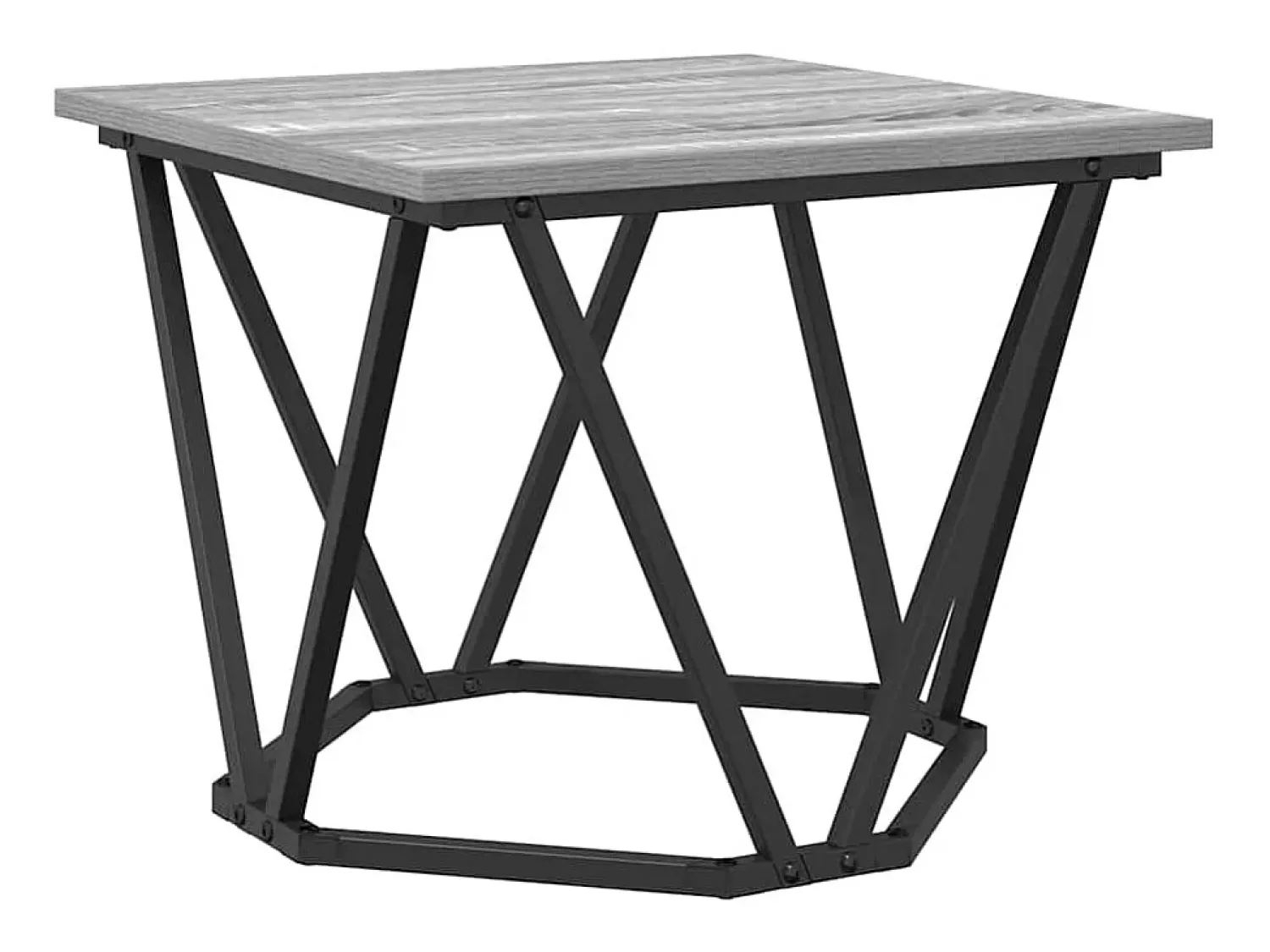 Mesa De Centro* Mesa de centro 3 pcs Sonoma 50x50x40 cm Cinzento