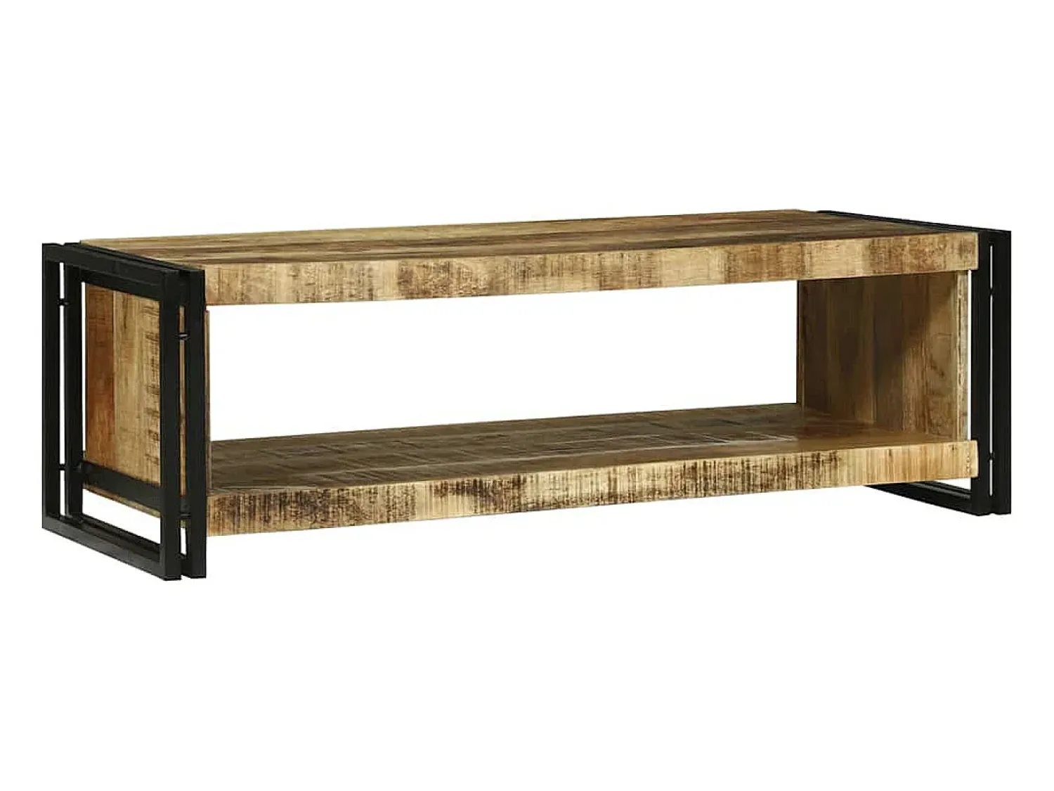 vidaxl Mesa de centro 120 x 50 x 38 cm Madeira de manga maciça^ Mesa De Centro