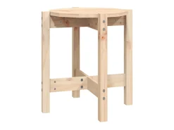 Mesa De Apoio* Mesa de centro Ø 42,5x45 cm madeira de pinho maciça PT933749 Castanho