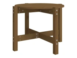 Mesa De Centro|vidaxl Mesa de centro Ø 62,5x45 cm madeira pinho maciça castanho-mel Natural claro