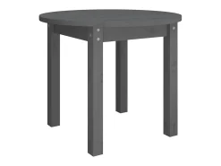 Mesa De Centro* Mesa de centro Ø 55x45 cm madeira de pinho maciça PT899307 Cinzento