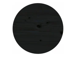 Mesa De Centro*vidaxl Mesa de centro Ø 55x60 cm madeira de pinho maciça Preto