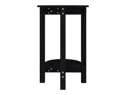 Mesa De Centro|vidaxl Mesa de centro Ø 40x60 cm madeira de pinho maciça Preto