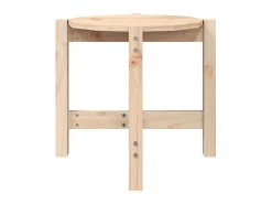 Mesa de centro Ø 52,5x45 cm madeira de pinho maciça PT622147^ Mesa De Apoio