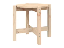 Mesa de centro Ø 52,5x45 cm madeira de pinho maciça PT622147^ Mesa De Apoio
